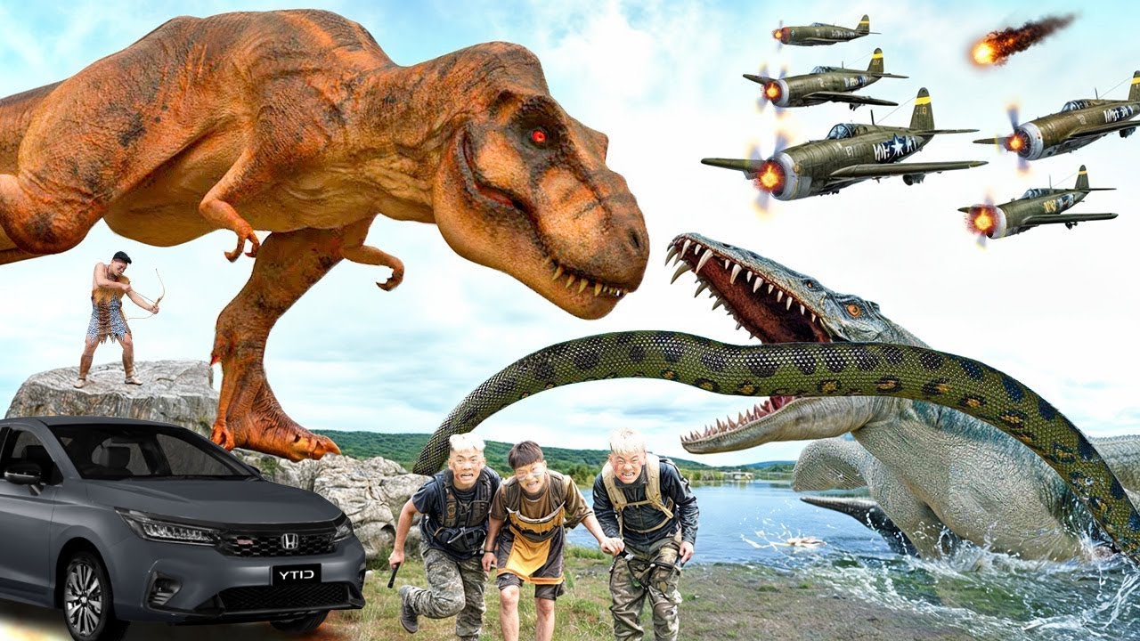 T-Rex Chase - Part 94 - Jurassic World Dinosaur Fan Movie