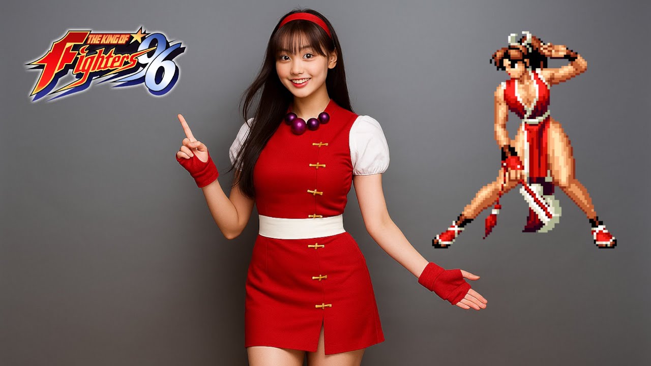 What if female Character from KING of FIGHTERS 96 becomes real? - when asking AI to reimagine it.