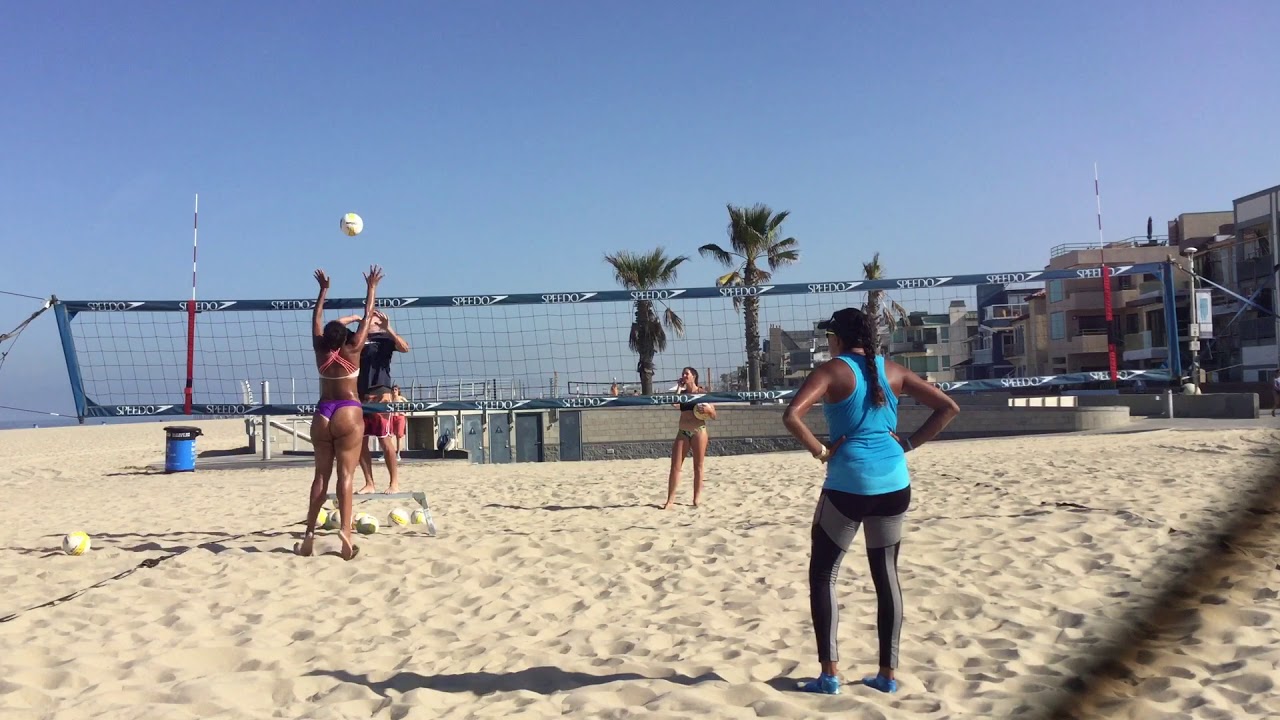 Serve Receive, Line block and dig transition with Falyn