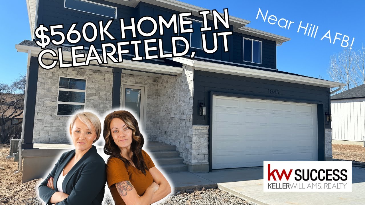 Want to be Close to Hill Air Force Base? (HAFB) - Clearfield Utah Home Tour!