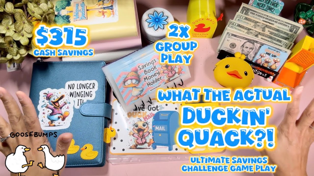 🐤🌺 What The Duck? Sinking Fund Savings Challenges 🌺🐤Duck Mail Group Play 🌺 Duck FREEBIES on Kofi