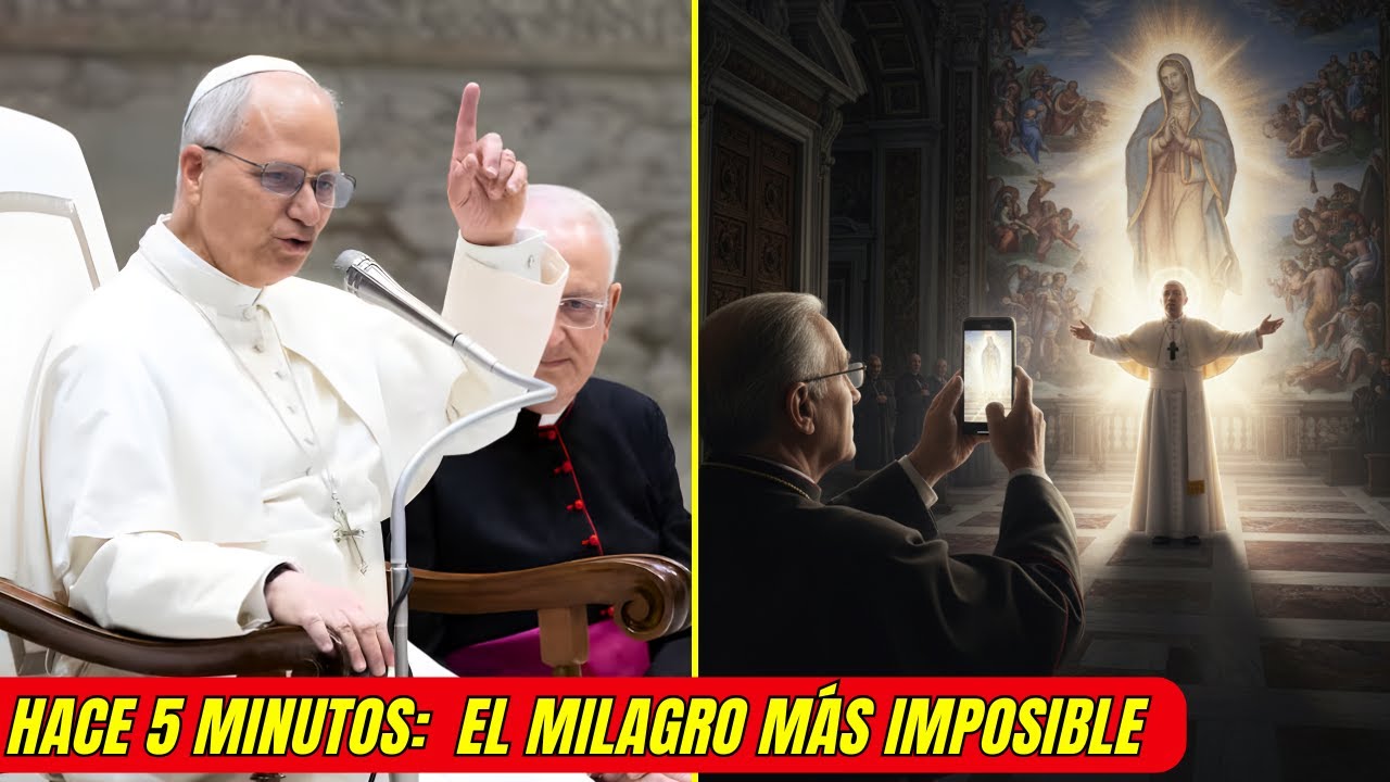 ¡Increíble! La Virgen María se apareció al Papa en la Capilla Sixtina