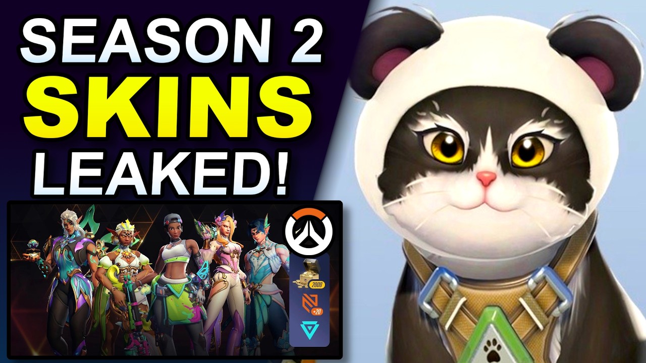 Утекли новые скины &mdash; боевой пропуск 2-го сезона Overwatch, мифическое оружие и многое другое!