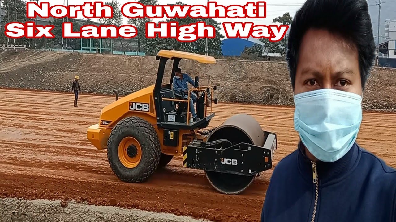 Guwahati to North Guwahati Six Lane Road Construction Vlog