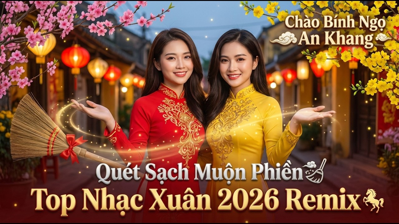 Top Nhạc Xuân 2026 Remix 🐎 Quét Sạch Muộn Phiền - Chào Bính Ngọ An Khang