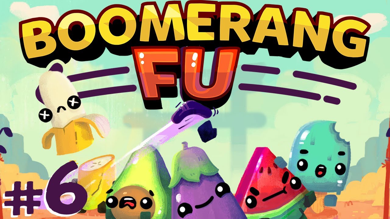 Boomerang Fu - #6 - TELEKINESIS STORM!! (4 Player Gameplay)