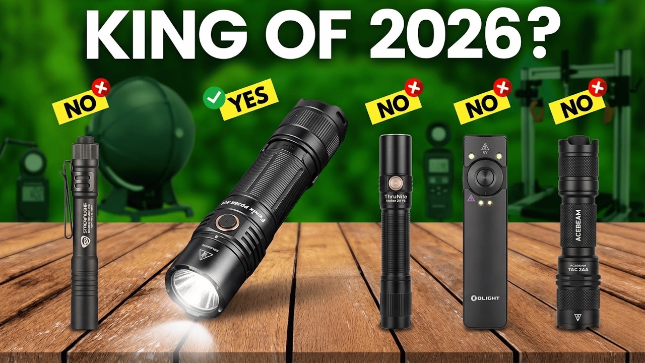 Top 5 Flashlights in 2026 - EDC to Tactical Tested