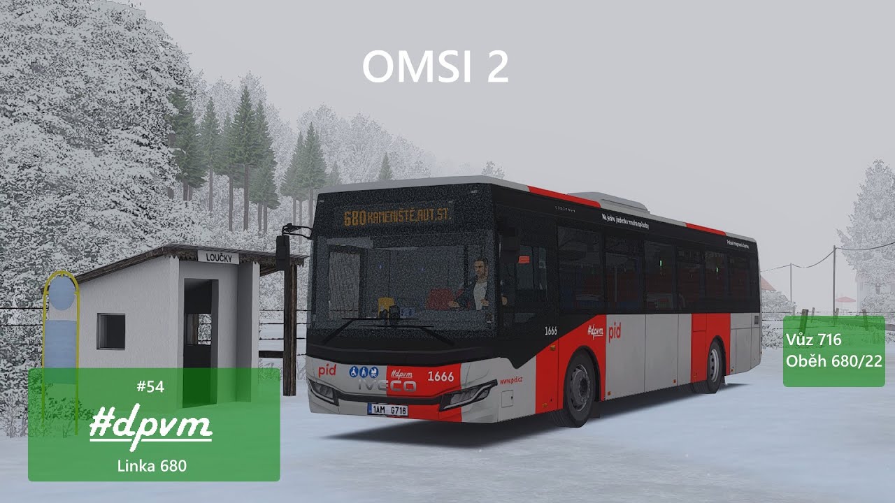 OMSI 2 #54 | Kameniště linka 680 | Na nové #dpvm provozovně