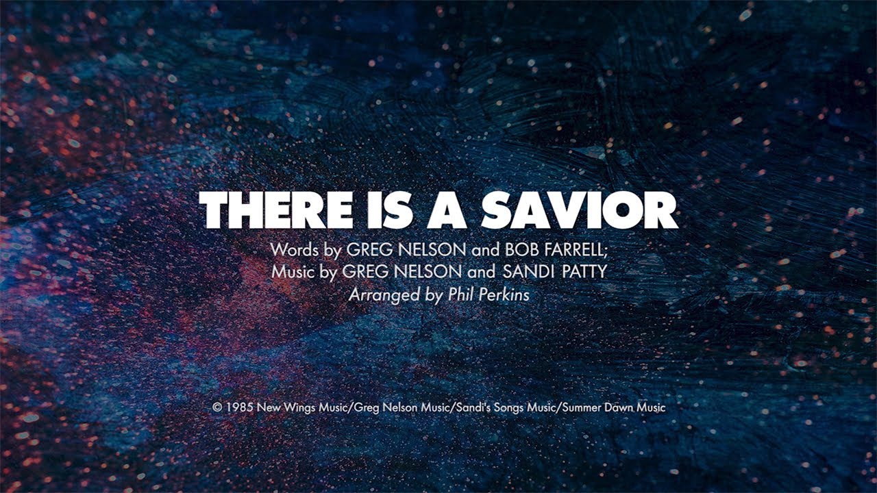 THERE IS A SAVIOR - SATB with Solo (piano track + lyrics)