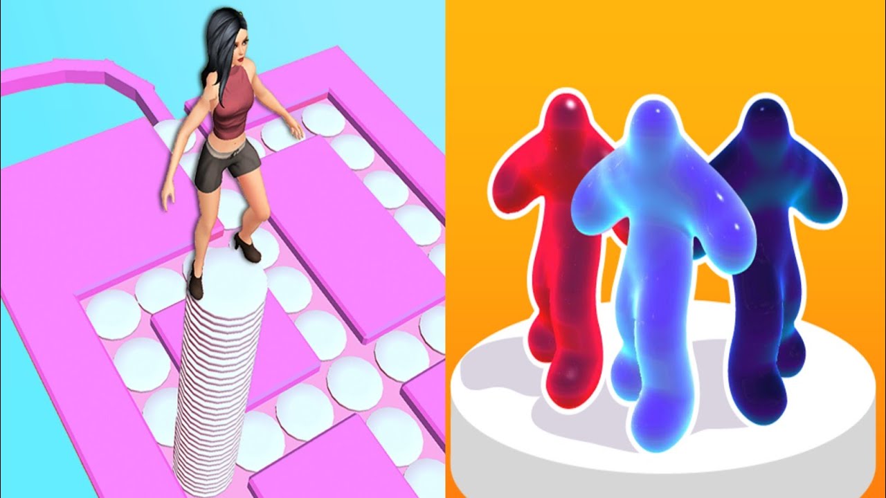 You Can’t Stop Watching 😱 | Stacky Dash Levels 6–8 + Blob Runner 1–6