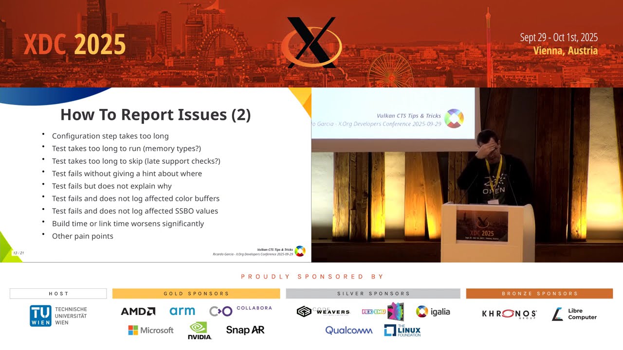 XDC 2025 | Vulkan CTS Tips & Tricks - Ricardo Garcia