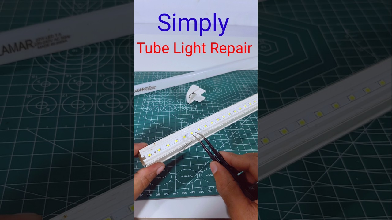 How to Tube Light repair 💡 #tubelightrepair #shorts #light #ledlightrepair #ledlight