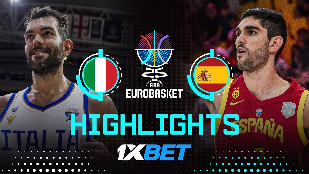 Italy 🇮🇹 score thrilling win over Spain 🇪🇸 to celebrate spot in #EuroBasket 2025 Round of 16!