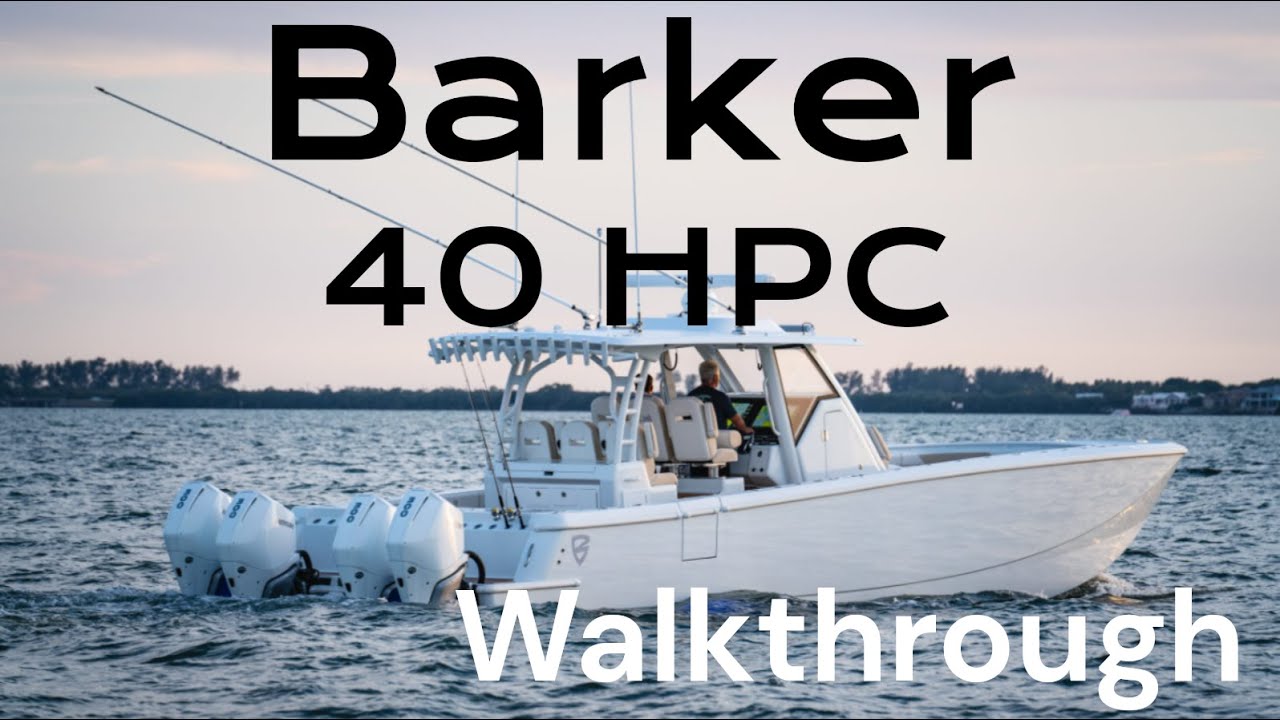 Monster CAT | Barker 40 HPC w/ Quad 400 HP Mercs