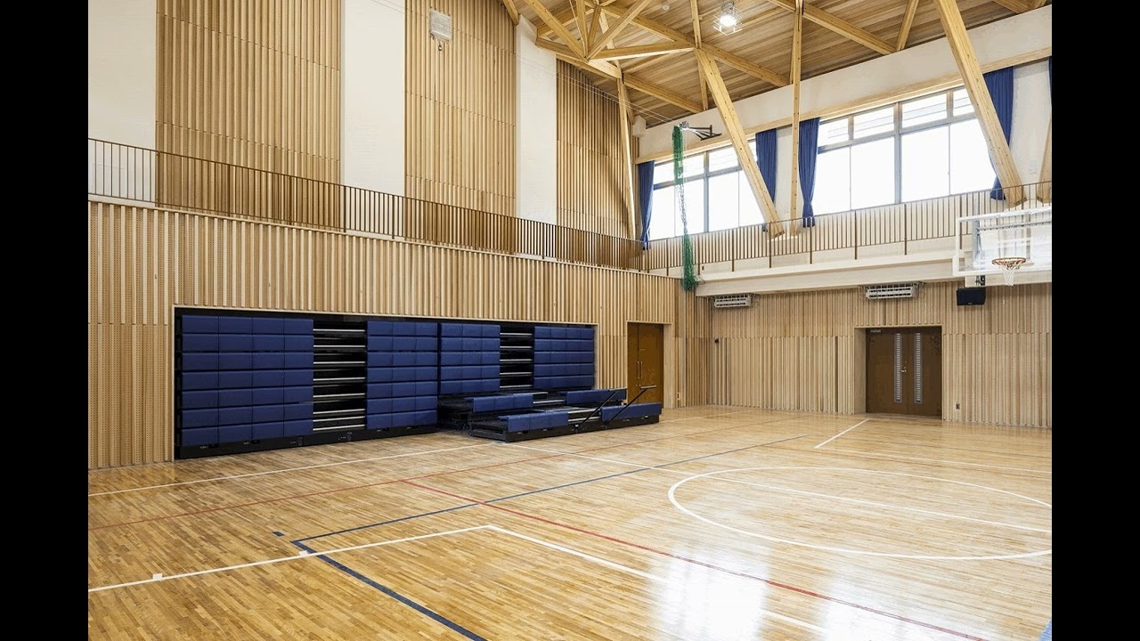 Gymnasium, Kyoto Municipal Kyoto Keihoku Elementary and Junior High School