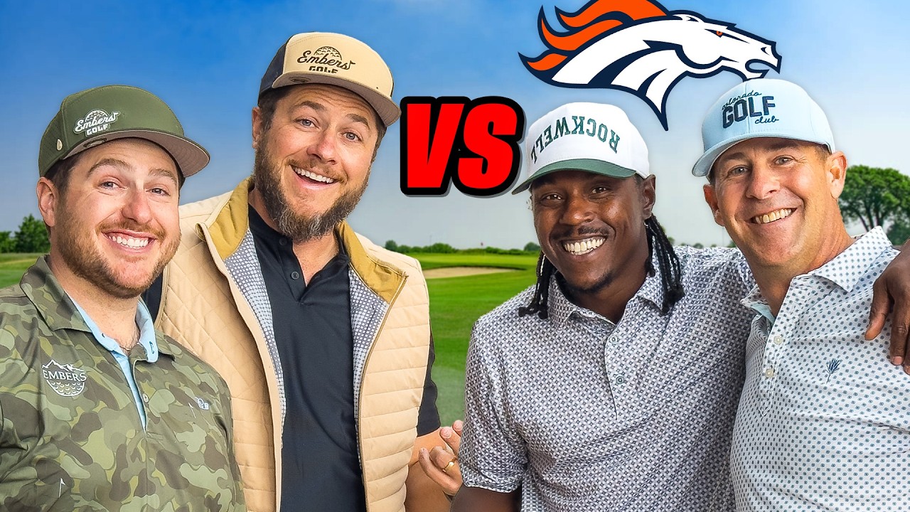 NFL Players Take On Golf YouTubers! – 2v2 Match at Perry Park