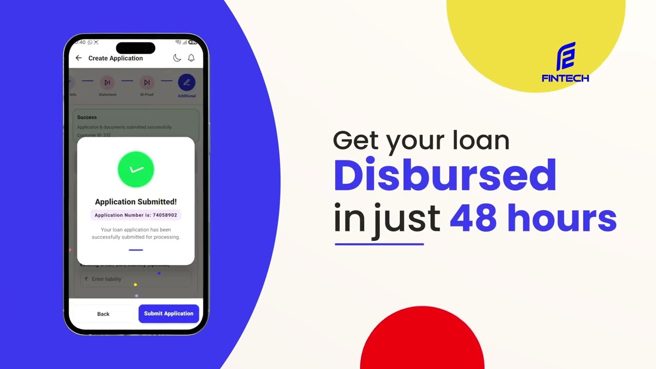 Get Your Loan Disbursed in Just 48 Hours | F2 Fintech - Fast, Trusted & Transparent Loan Services