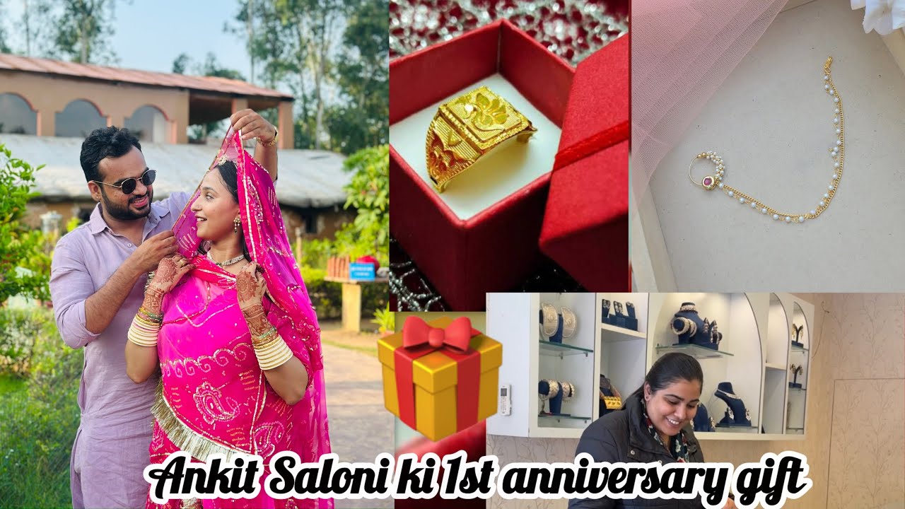 Ankit saloni ne apne first anniversary ke liy liye gift 🎁 sankrant ki kari shopping 🛍️ bccho ki 