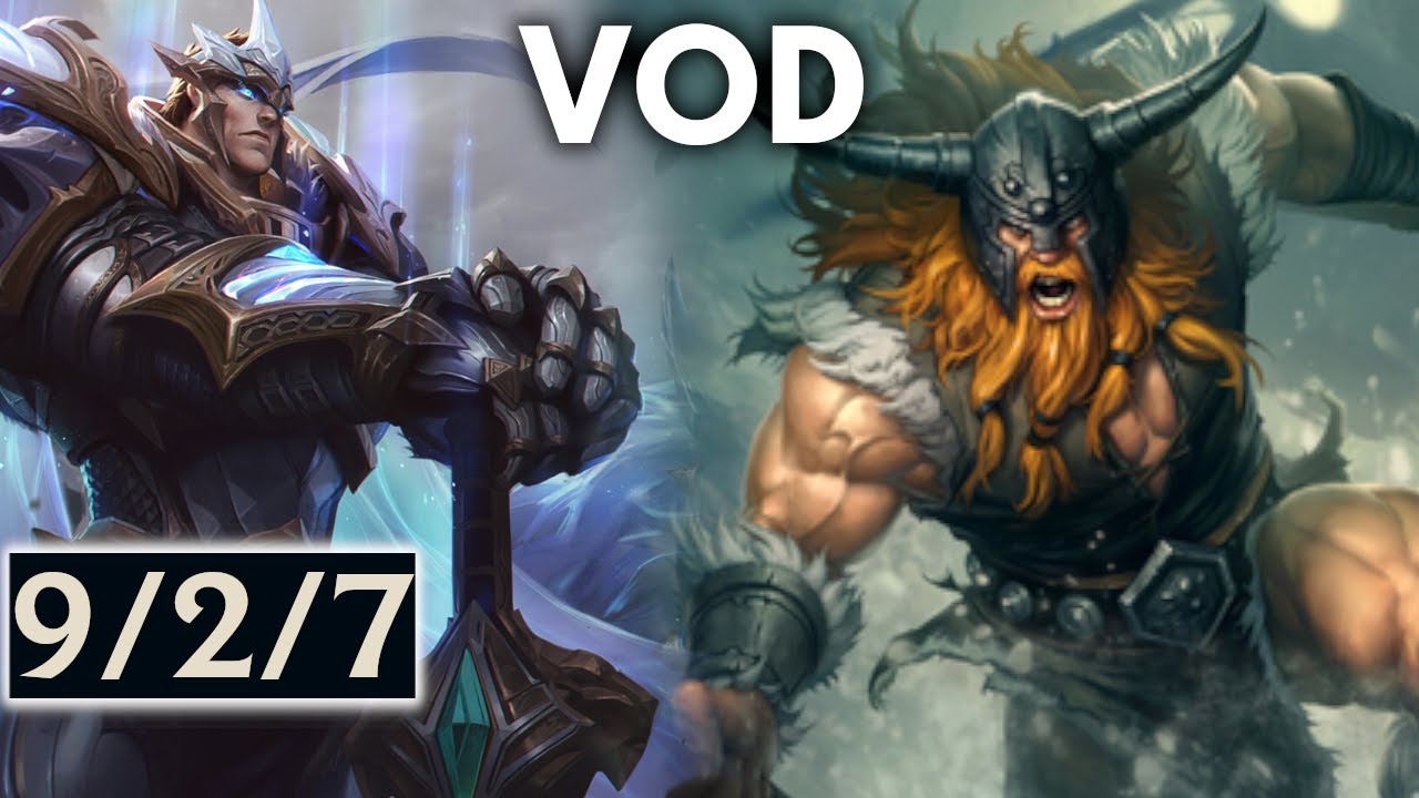 Гарен против Олафа - патч High Elo SoloQ 14.19 - видео по запросу Erislash