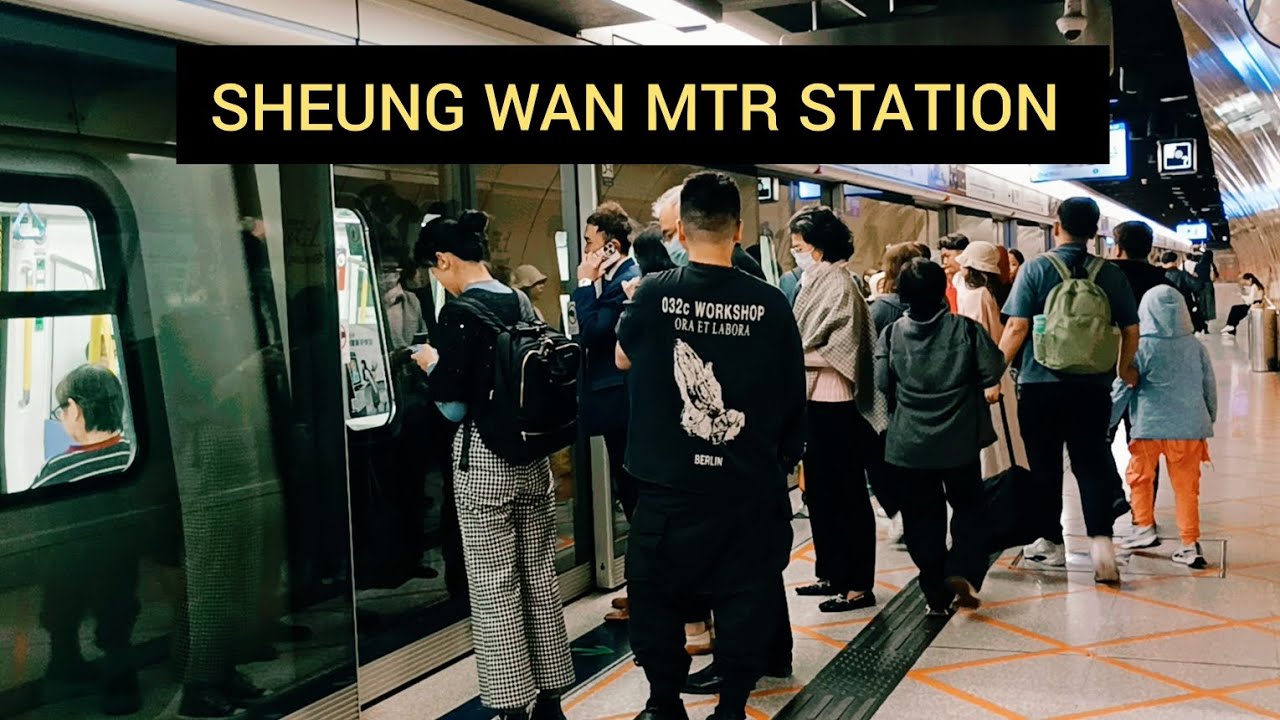WALK TOUR: SHEUNG WAN MTR STATION, HONGKONG