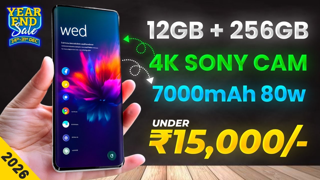 Top 5 Best Smartphones Under ₹15,000 in 2026 | Camera + Gaming + 5G🔥