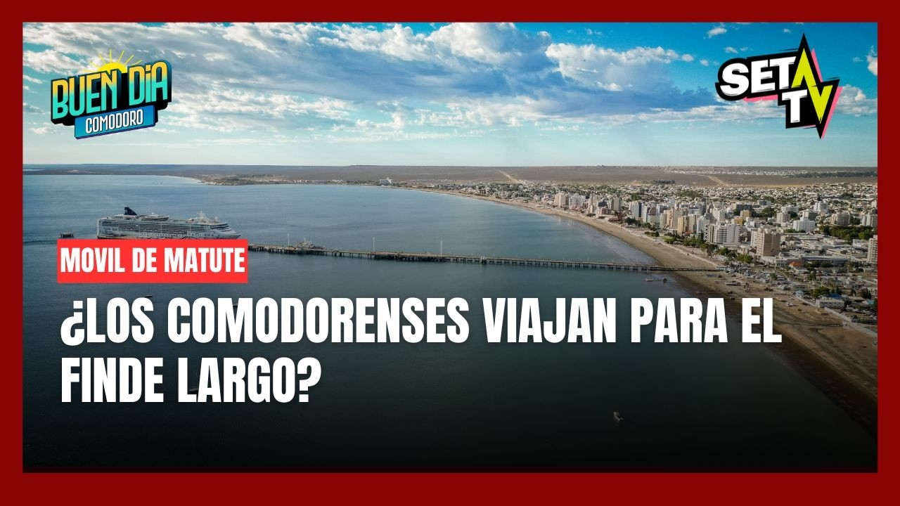 ¿LOS COMODORENSES VIAJAN ESTE FINDE LARGO?