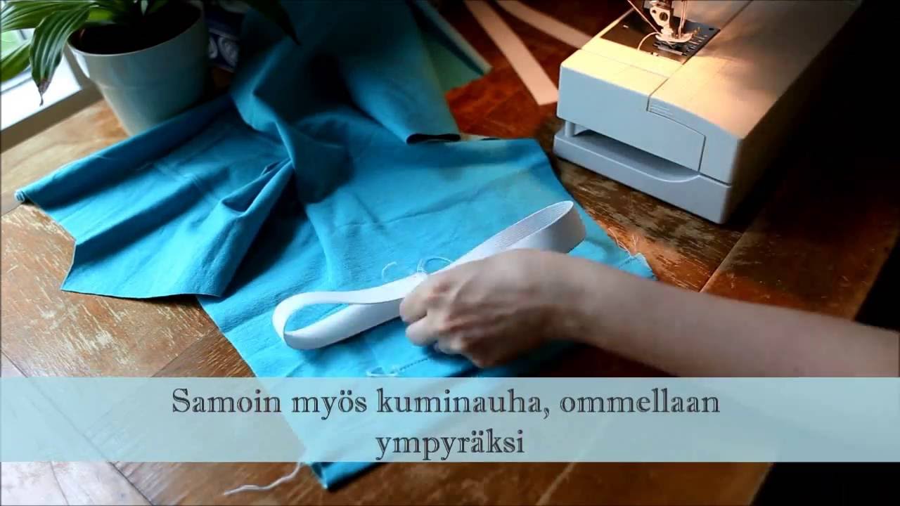 Kuinka housut / leggingsit ommellaan /HOW TO SEW PANTS OR LEGGINGS