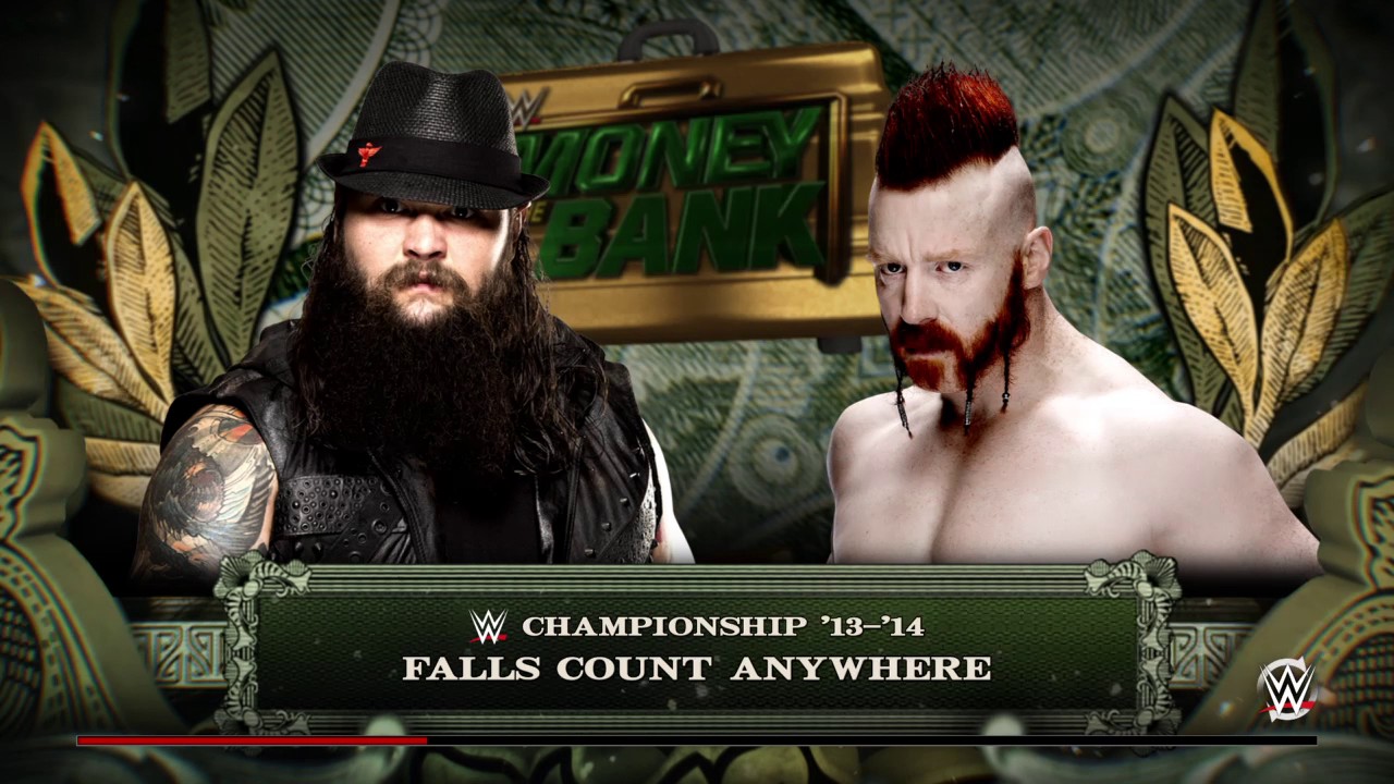 WWE 2K16 Falls Count Anywhere Match For WWE World Heavyweight Title '13-'14 With Ambush During Entra
