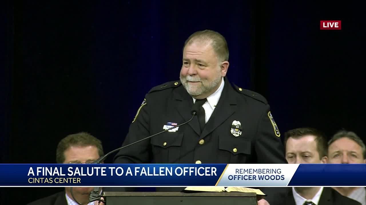 Full service: A final salute to fallen Officer Dale Woods
