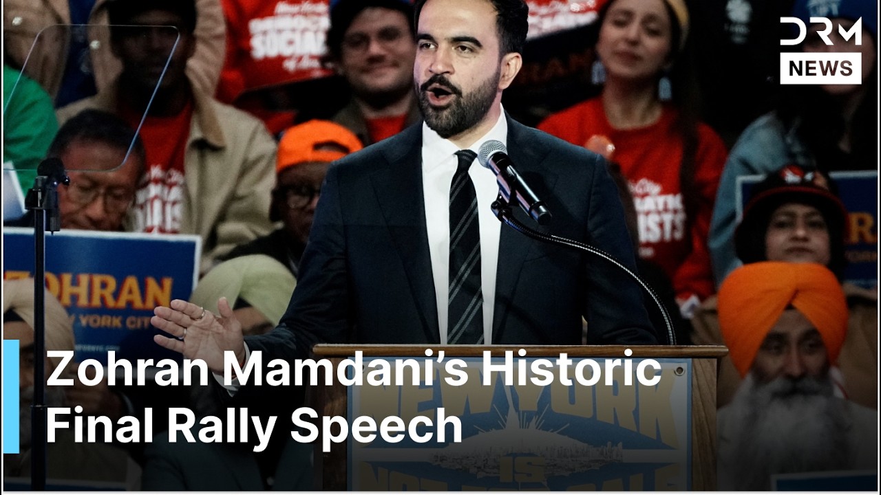 &ldquo;We Will Not Bend&rdquo;: Zohran Mamdani&rsquo;s Historic Final Rally Speech Before NYC Election | AC1G