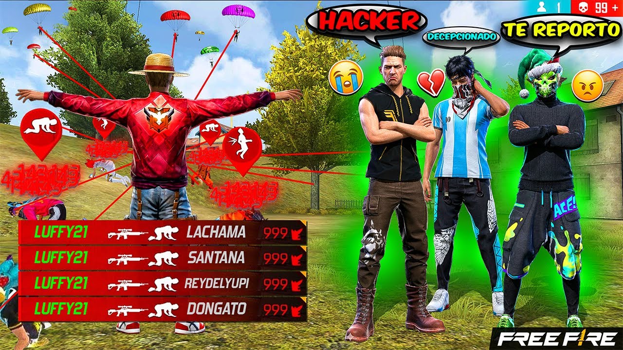 USE HACKS “LEGALES” en FREE FIRE y MIS AMIGOS SE ENFADARON MUCHO!