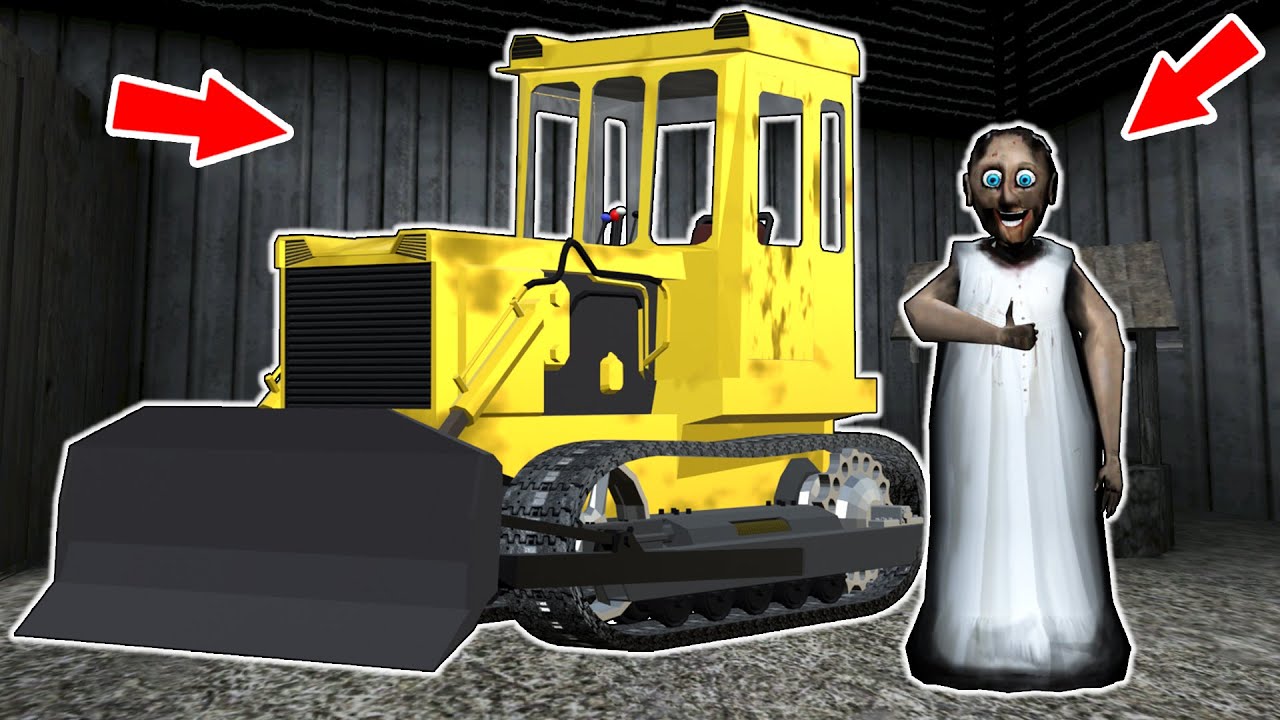 Granny vs NEW Bulldozer vs Bee - funny horror animation (p.365)