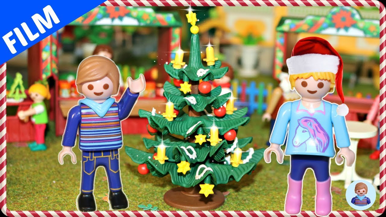 Playmobil Film deutsch - Tannenbaum für Kita - Kita Weihnachtsbasar - Playmogeschichten