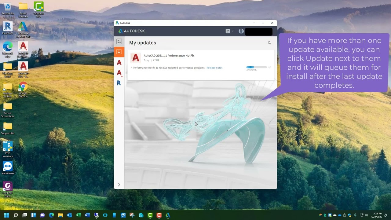 How to update Autodesk products