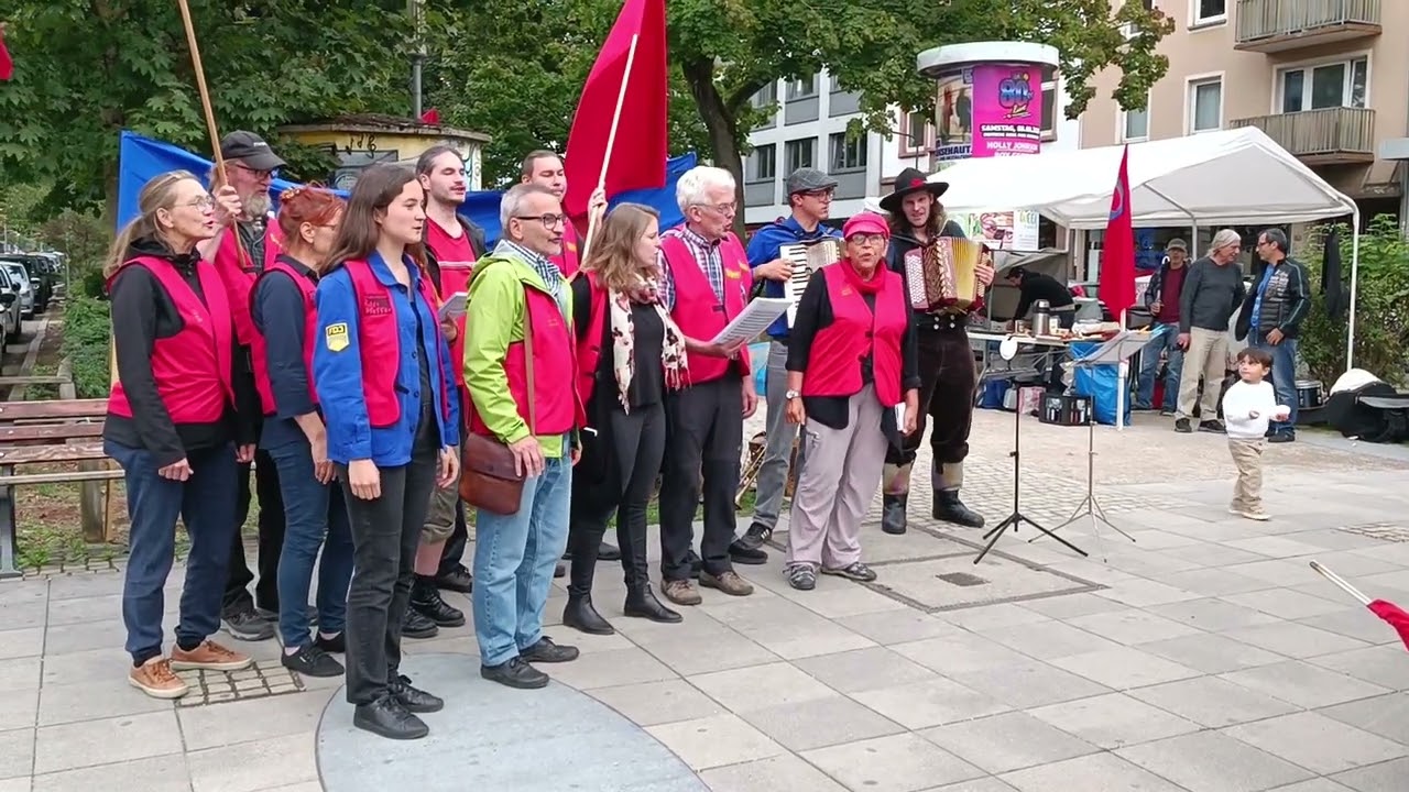 Wir wollen Frieden - Roter Wecker München - Tag der Roten Fahne Frankfurt - Arbeiterbund und FDJ