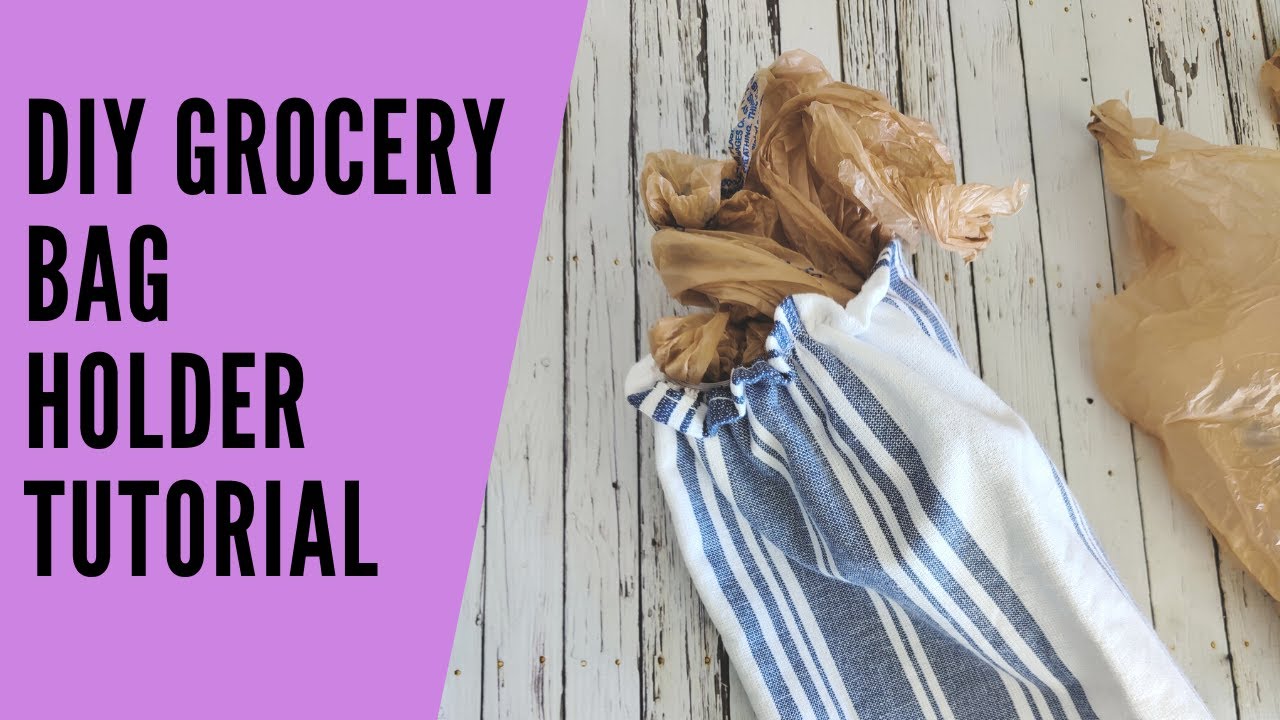 DIY Plastic Bag Holder - with the Dish Towel!
