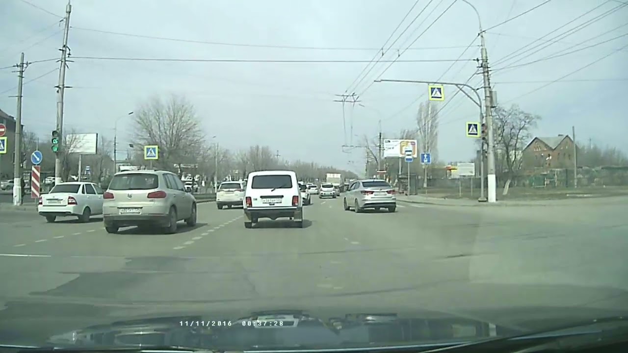 Волгоград, поездка на ул. Качинцев по центру