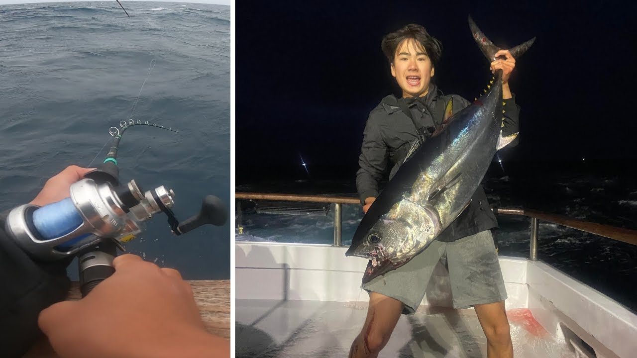Bluefin TUNA and YELLOWTAIL 90 miles out from San Diego!