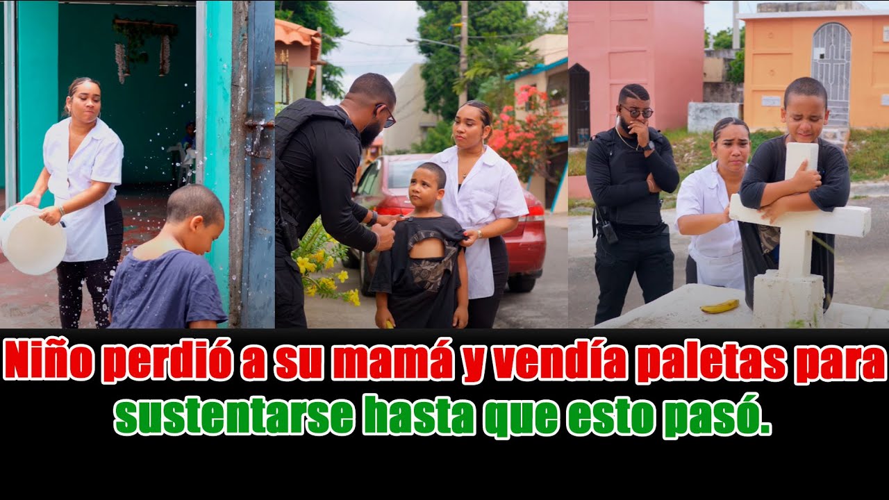 Niño perdió a su mamá y vendía paletas para sustentarse hasta que esto pasó.