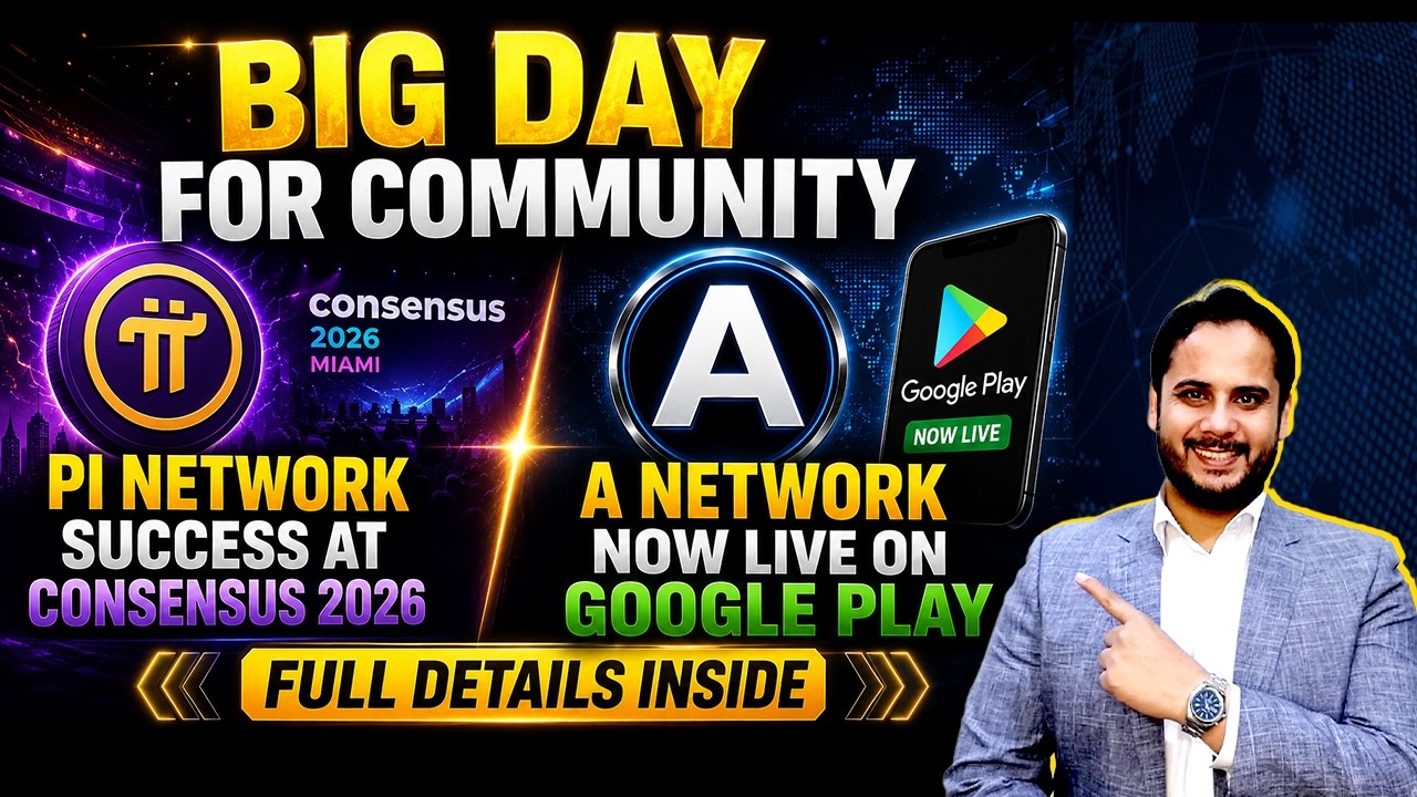 Pi Network & A Network BIG Updates Today | CoinDesk Consensus 2026 | Crypto Updates | Pi Coin Price
