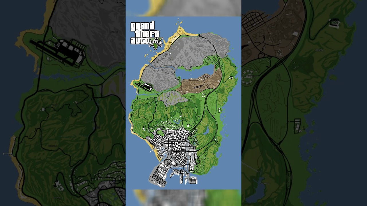 GTA 5 vs GTA San Andreas | Which map is better? #shorts
