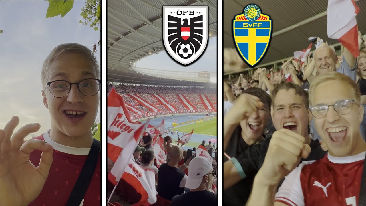 ÖSTERREICH vs. SCHWEDEN | Baumgartner Doppelpack in EM Qualifikation ⚽⚽