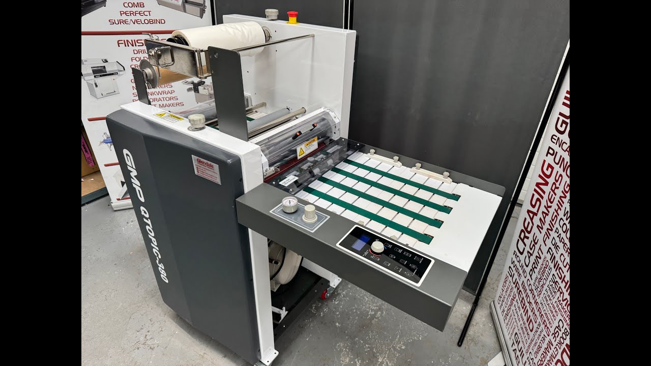 GMP QTopic 380 Laminator with Foiling/Sleeking