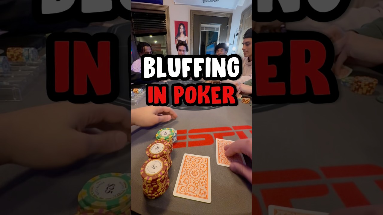 How To BLUFF Like A PRO! 😎 #poker #shorts