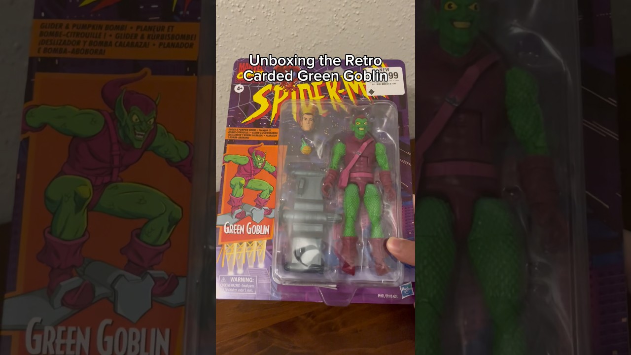 Unboxing & Reviewing the Marvel Legends Retro Carded Green Goblin | 