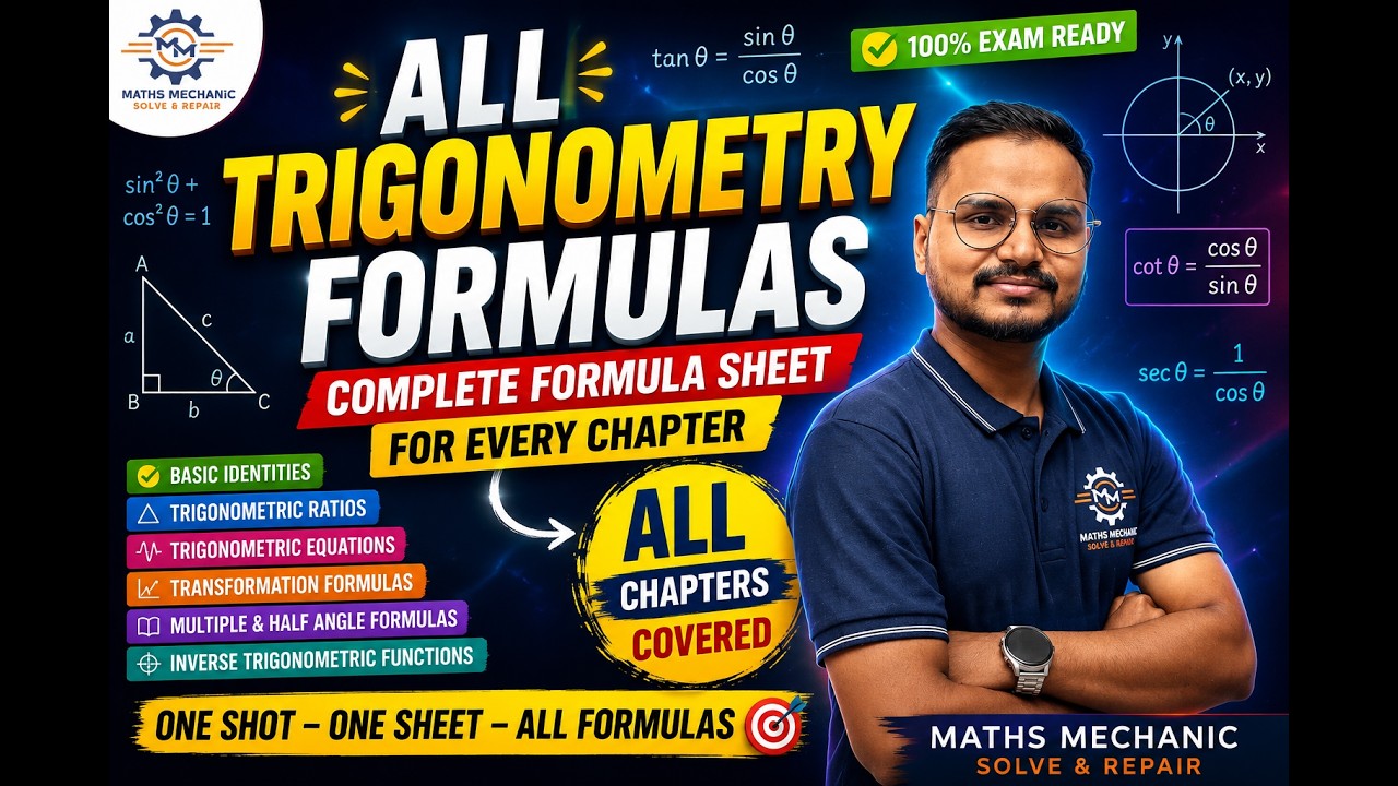 Trigonometry equation L-4 |class12 MATHS |JEE 2027 | MHT-CET 2027 | SRINIVASA PADHI | MATHS MECHAMIC