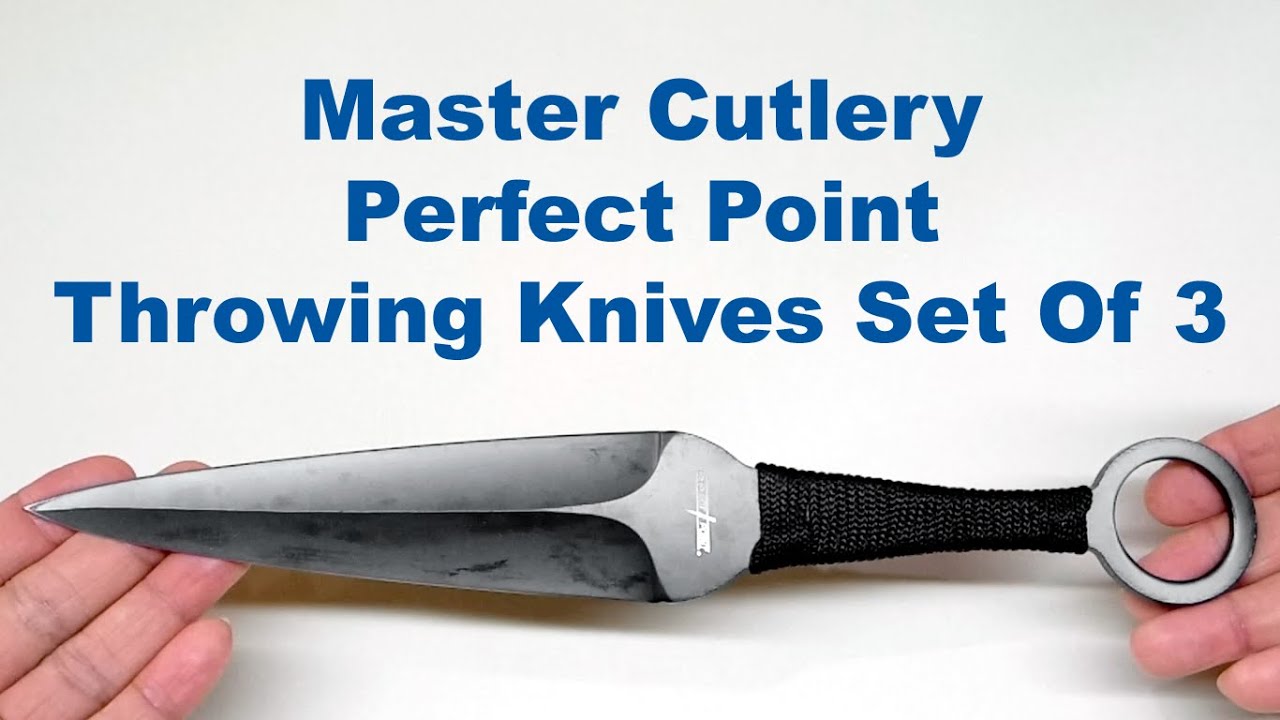 Master Cutlery Perfect Point Throwing Knives Set Of 3