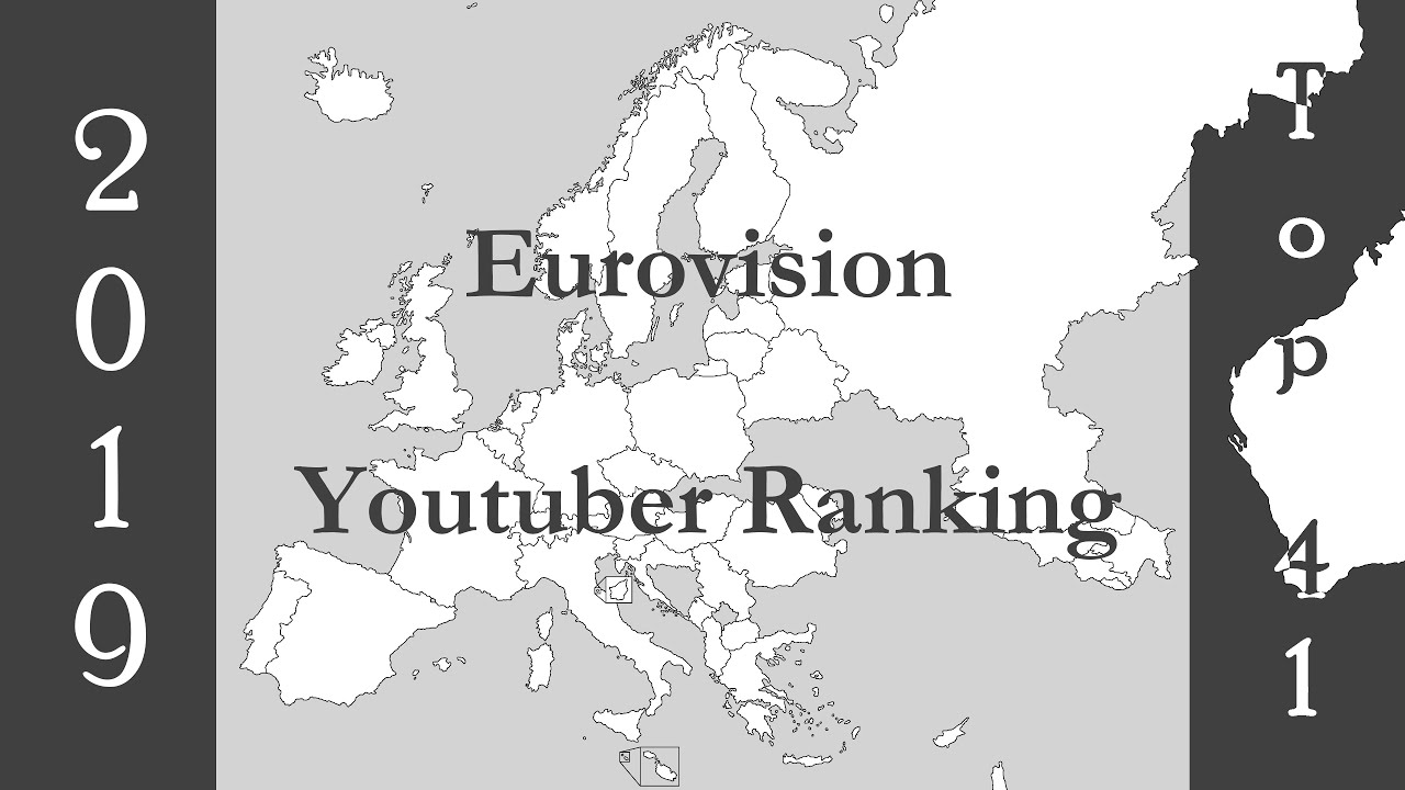 Youtube's Ranking - Eurovision 2019