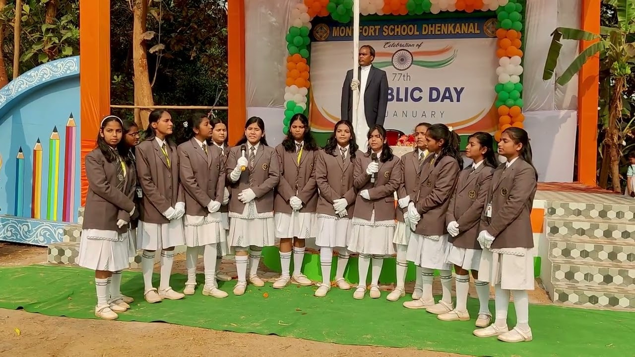 77th Republic Day Patriotic Song | Montfort School Anthem 2026 🇮🇳