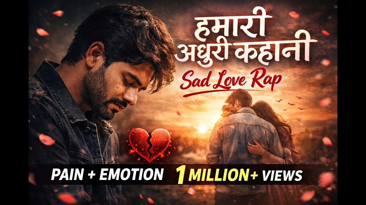 Hamari Adhuri Kahani 💔 | Sad Love Rap Song 2026 | Heartbroken Song